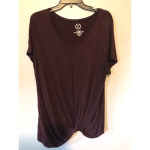 Burgundy Long Top